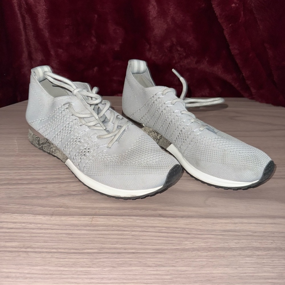 Gray Knit Sneakers Urban Sport New